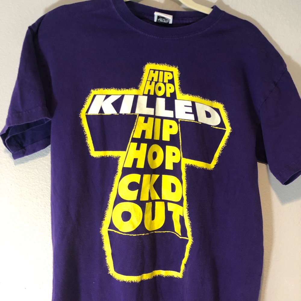 “Hip Hop Killed Hip Hop” Shirt by Caked Out Sz. M